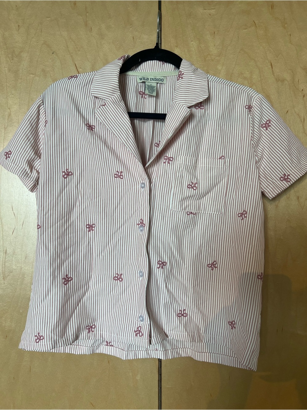 Indigo Pink Striped Shirt